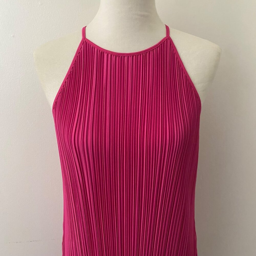 NWT Rails Pleated Jessica Mini Dress Raspberry - Picture 2 of 8